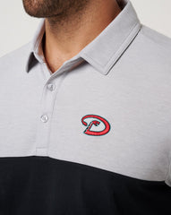 Arizona Diamondbacks Home Run Leader Polo Men|New/Heather Grey/Black