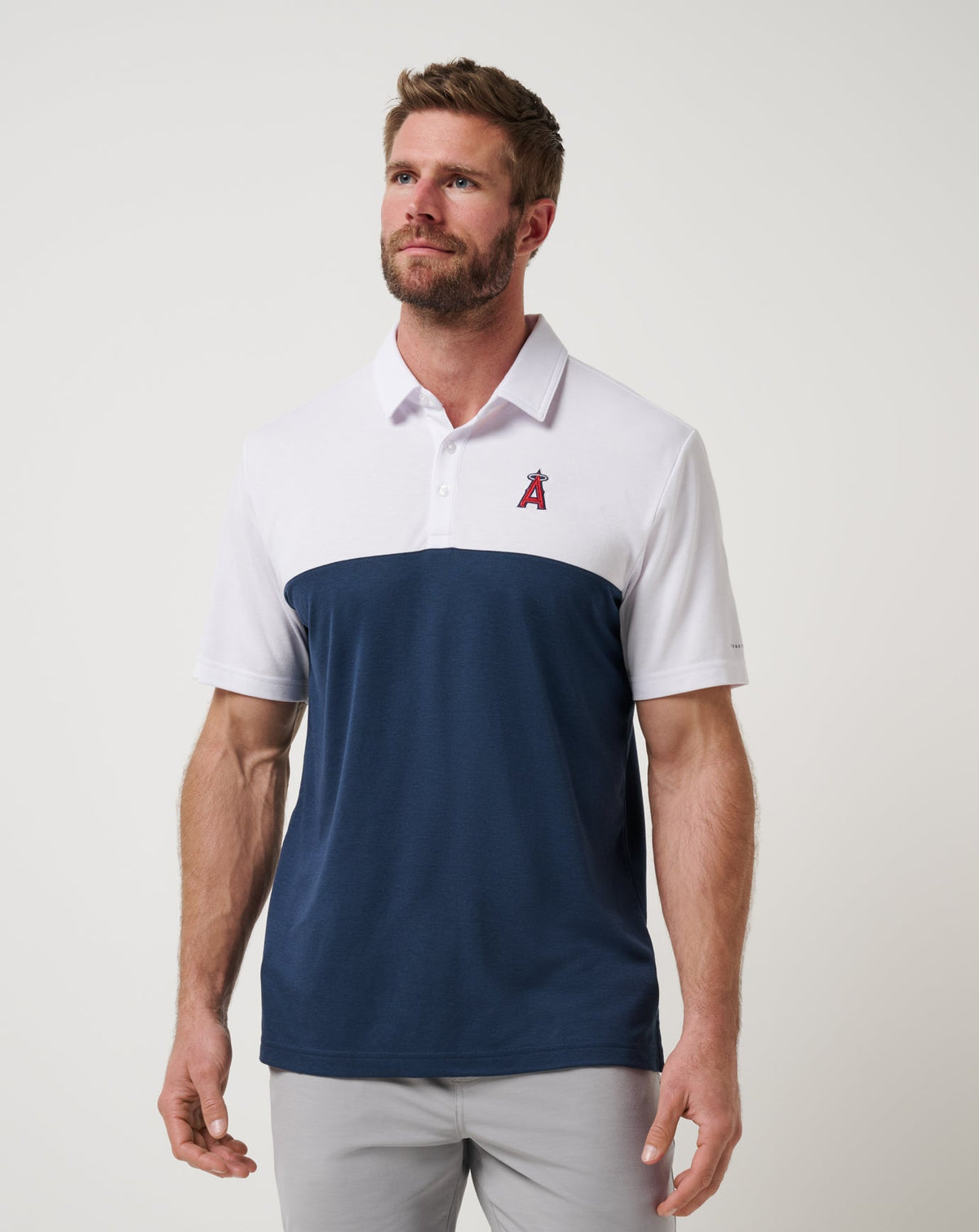 Los Angeles Angels Home Run Leader Polo Men|New/White/Navy