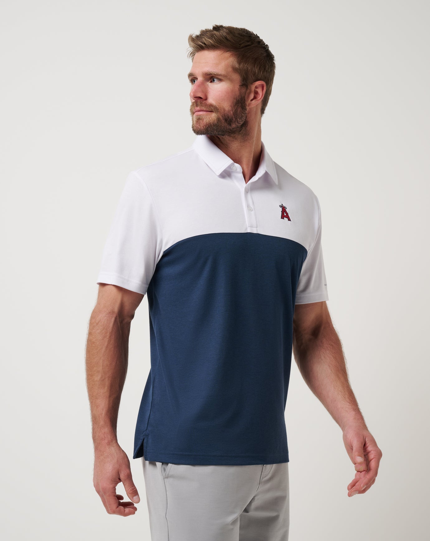 Los Angeles Angels Home Run Leader Polo Men|New/White/Navy
