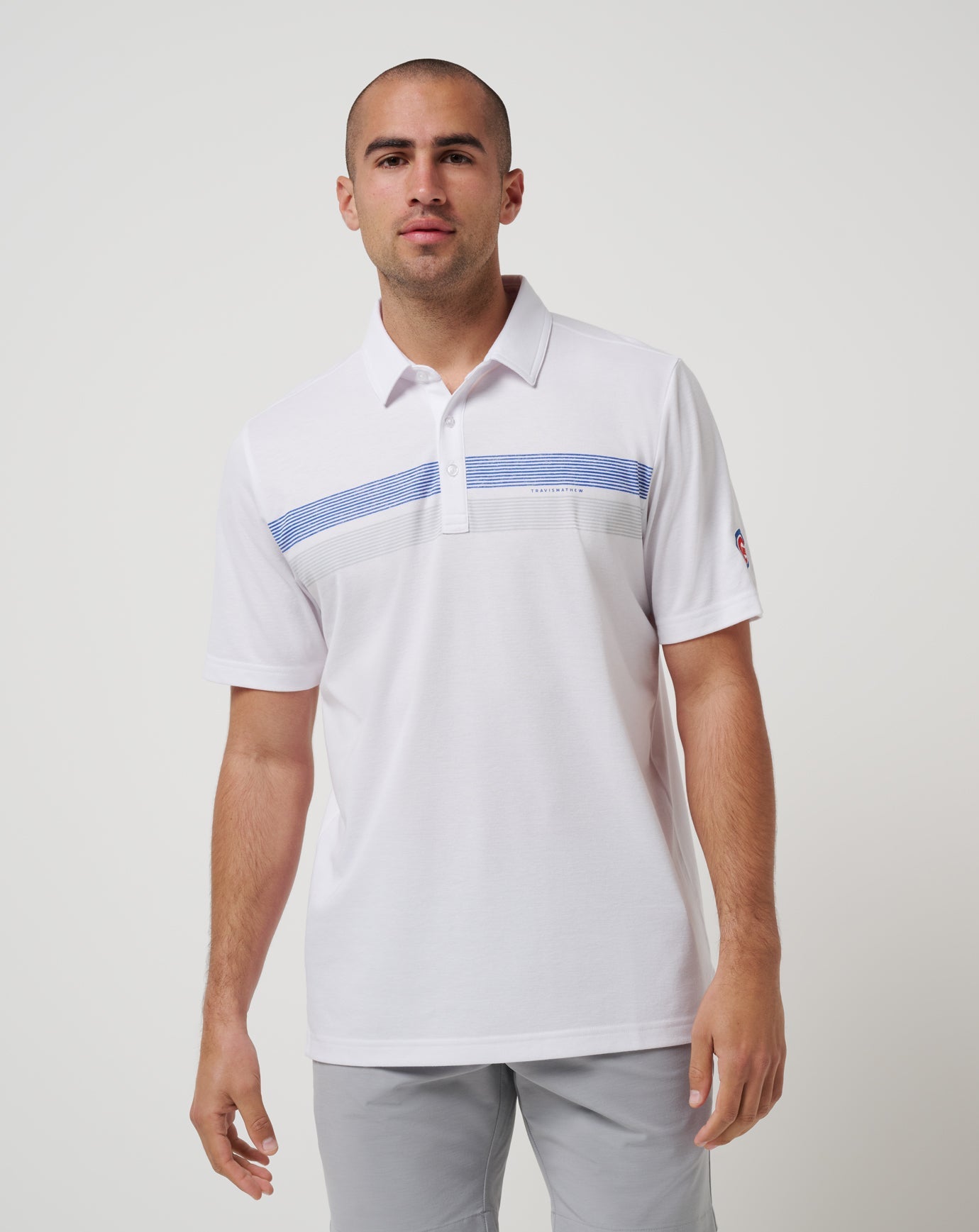 Chicago Cubs Top Recruit Polo Men|Game Day|New/White