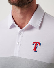 Texas Rangers Home Run Leader Polo Men|New/White/Heather Grey