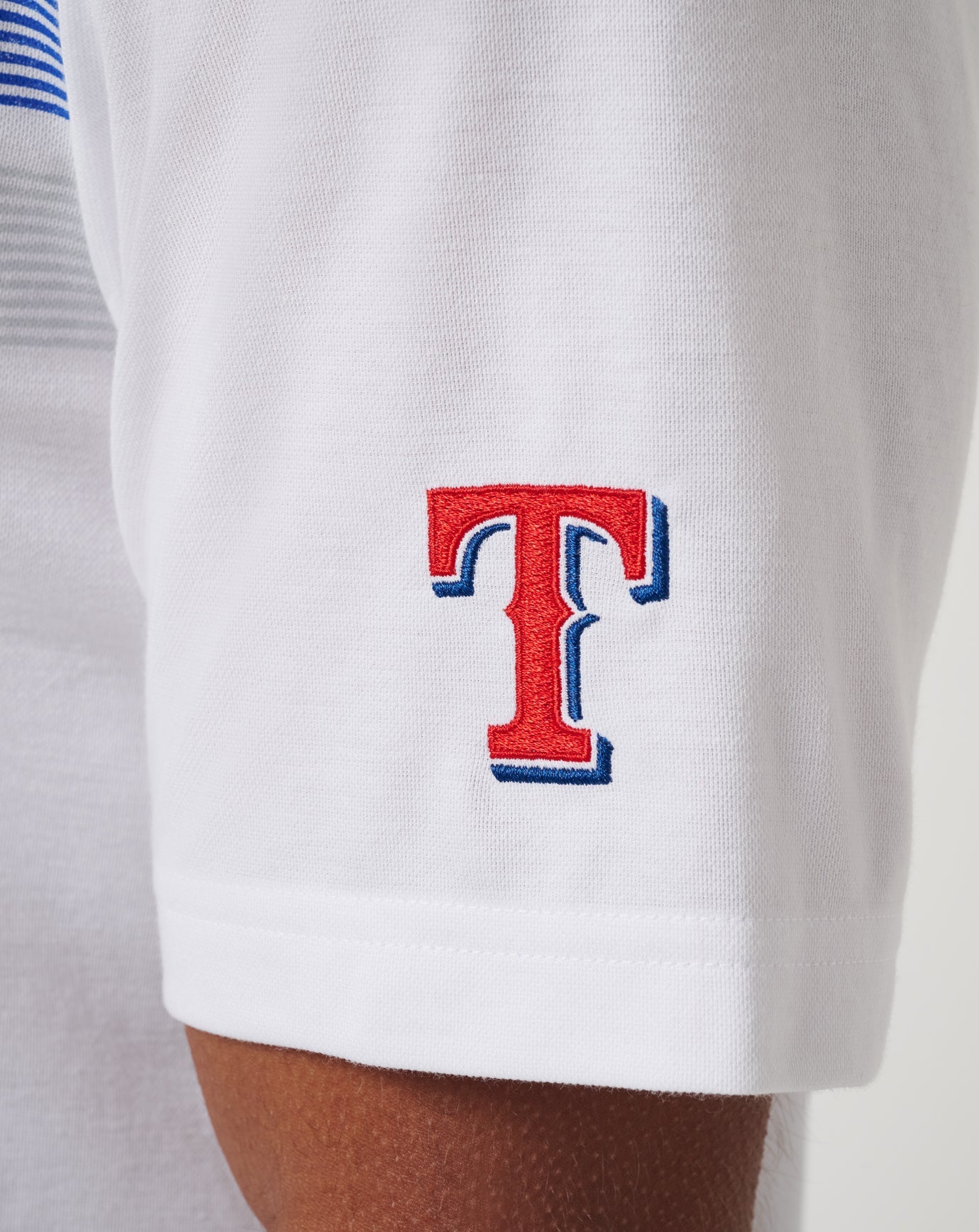 Texas Rangers Top Recruit Polo Men|New/White