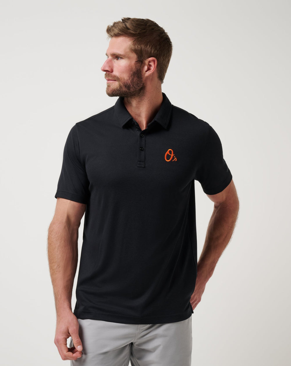 Baltimore Orioles Playoff Pitch Polo Men|New/Black