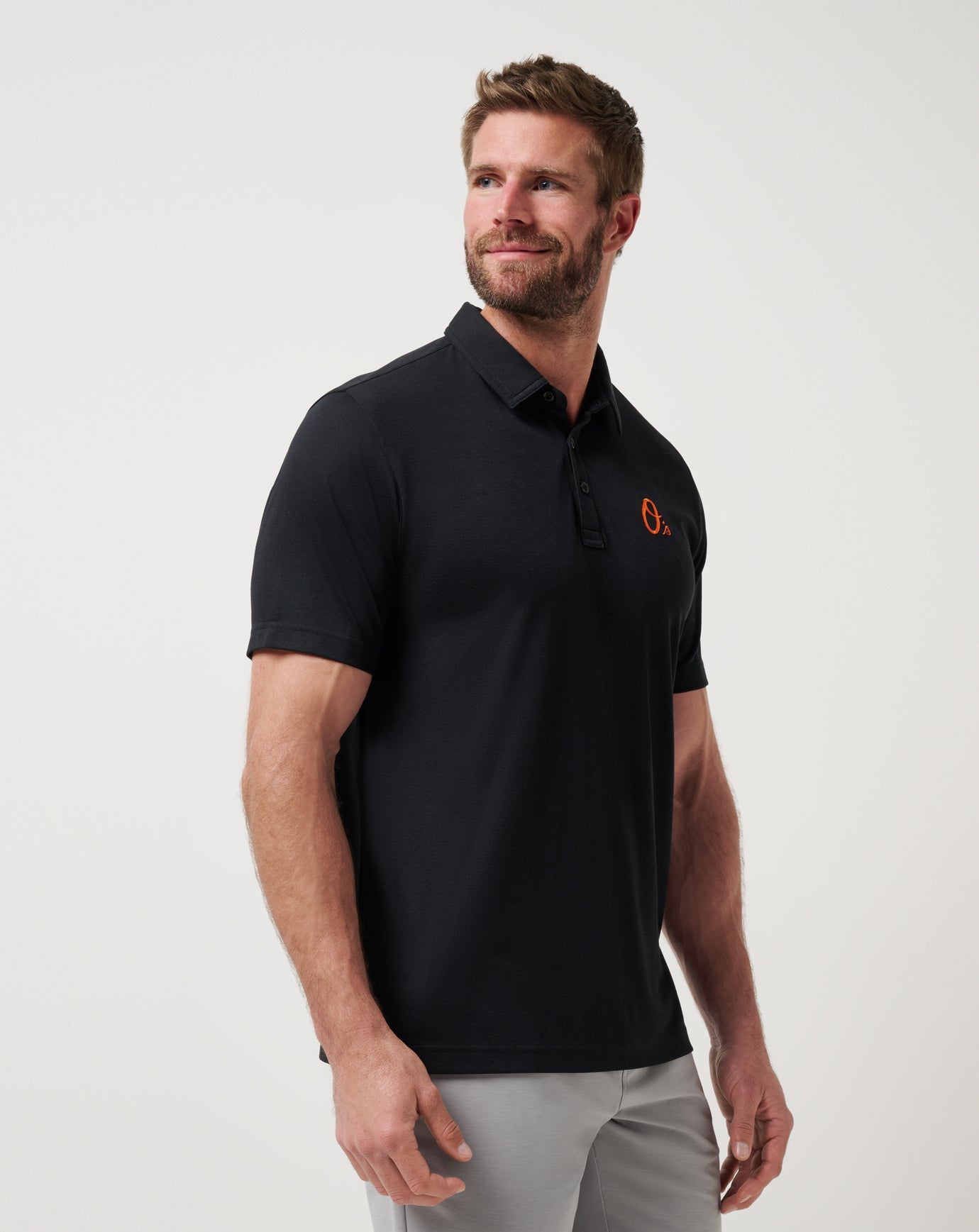 Baltimore Orioles Playoff Pitch Polo Men|New/Black