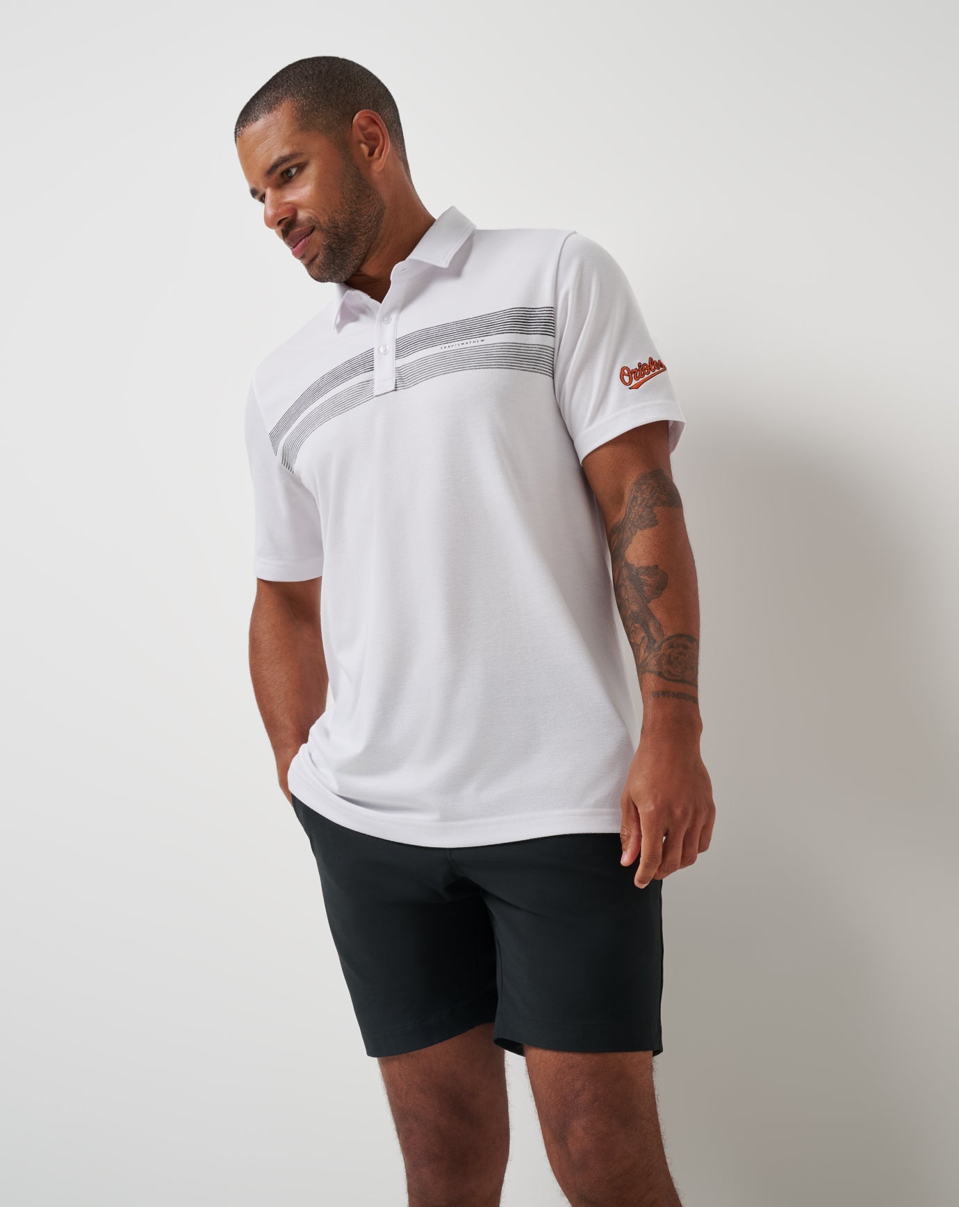 Baltimore Orioles Top Recruit Polo Men|New/White