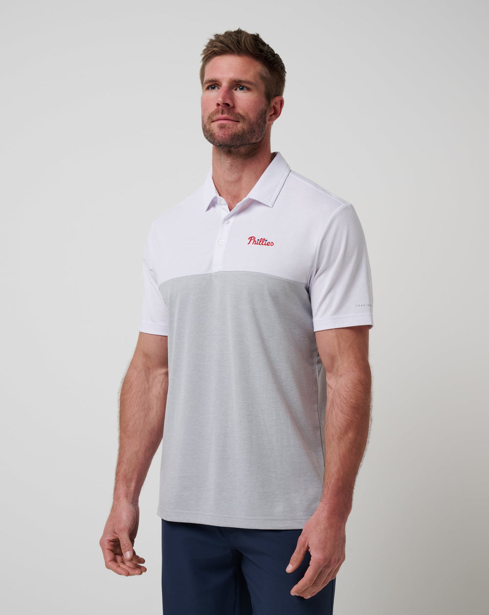 Philadelphia Phillies Home Run Leader Polo Men|Game Day|New/White/Heather Grey