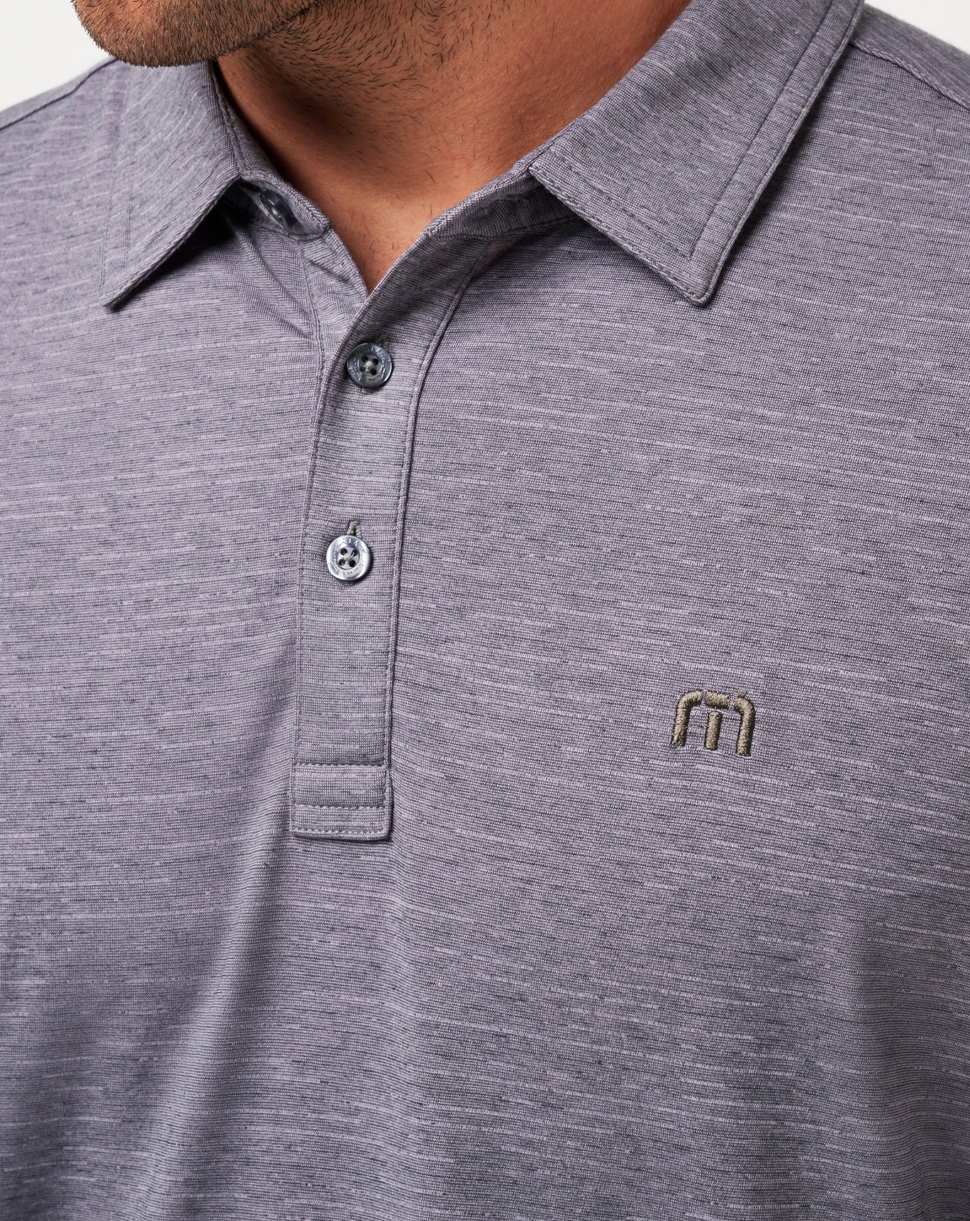 USC The Heater Polo Men|Game Day|New/Heather Microchip