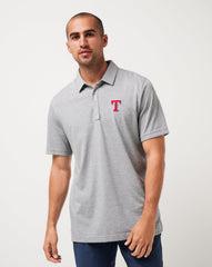 Texas Rangers The Zinna Polo Men|New/Heather Grey