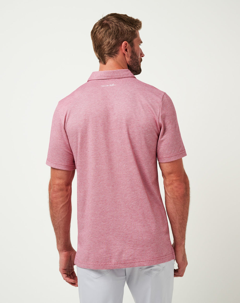Texas Rangers The Zinna Polo Men|New/Heather Cardinal