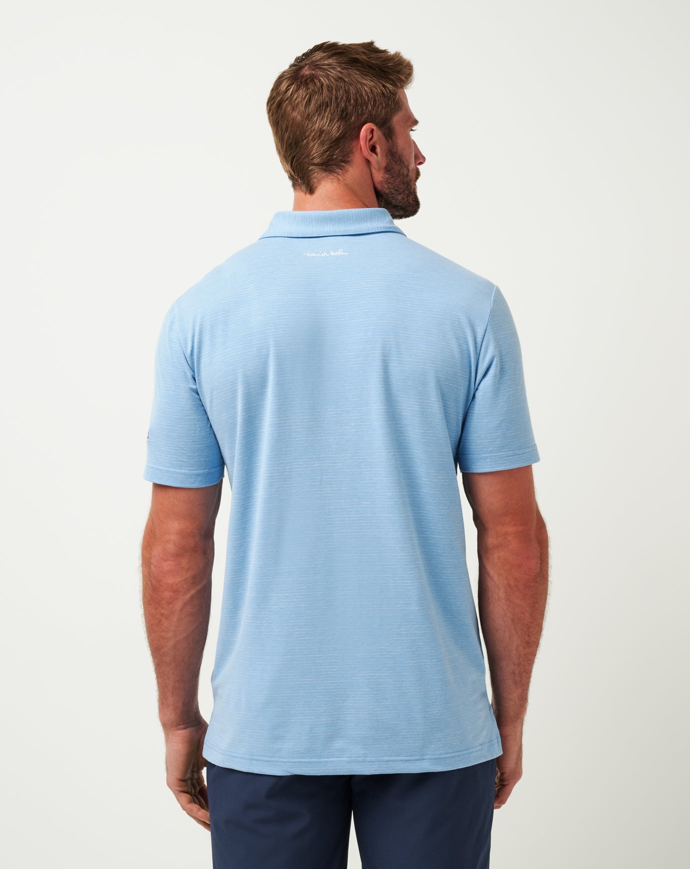 Texas Rangers The Heater Polo Men|New/Heather Heritage Blue