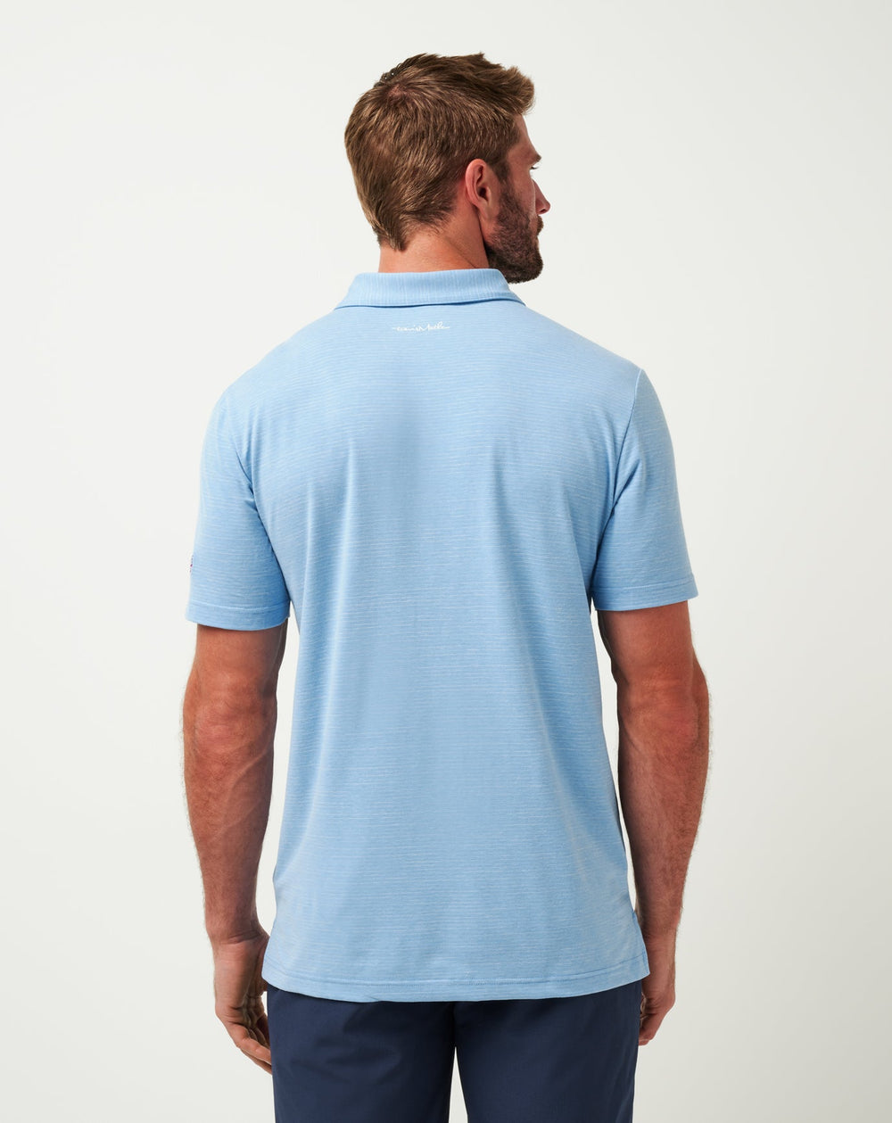 Texas Rangers The Heater Polo Men|New/Heather Heritage Blue