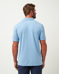 Texas Rangers The Heater Polo Men|New/Heather Heritage Blue