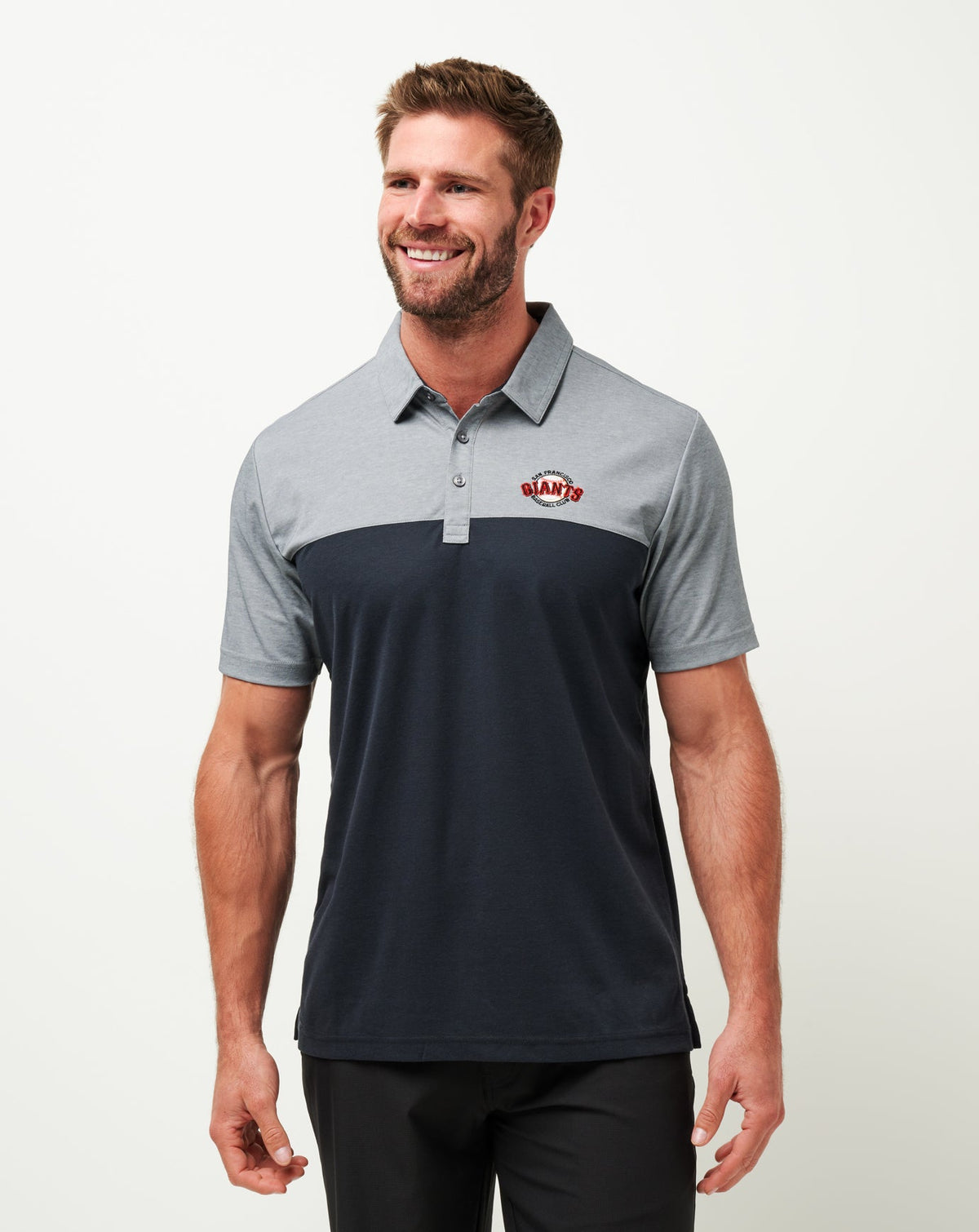 San Francisco Giants The Rudds 2.0 Polo Men|New/Black/Heather Black