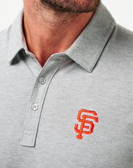 San Francisco Giants The Zinna Polo Men|New/Heather Grey