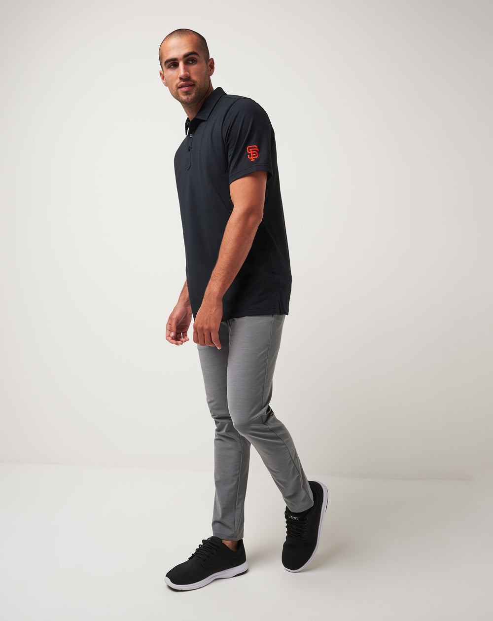 San Francisco Giants The Heater Polo Men|New/Black