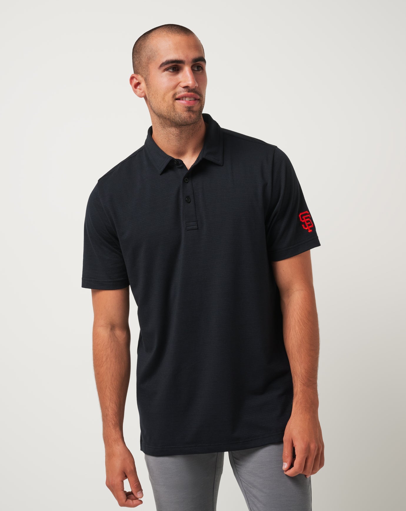 San Francisco Giants The Heater Polo Men|New/Black