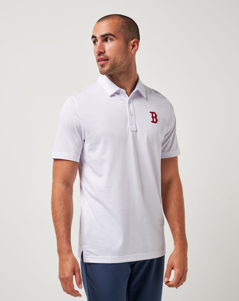 Boston Red Sox The Zinna Polo Men|Game Day|New/White