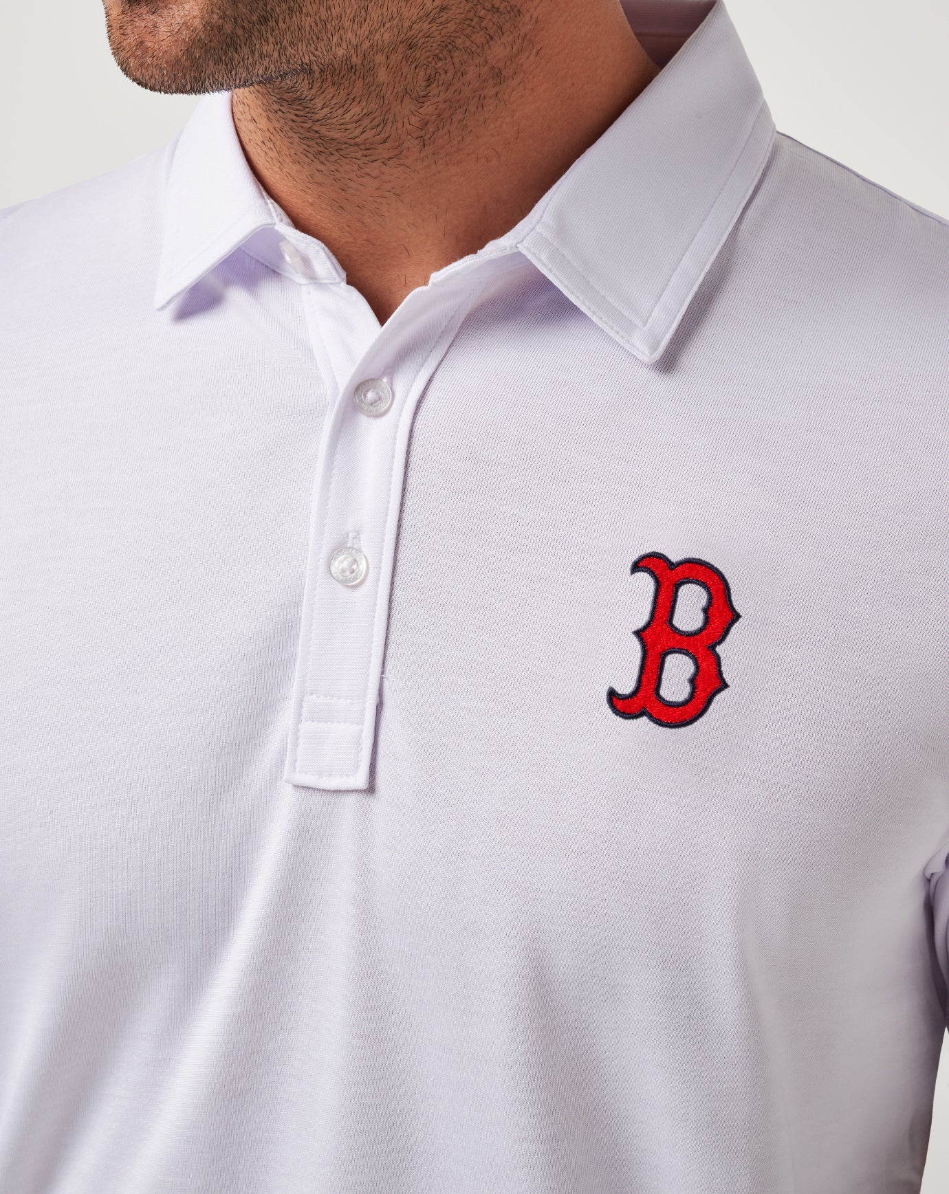 Boston Red Sox The Zinna Polo Men|Game Day|New/White