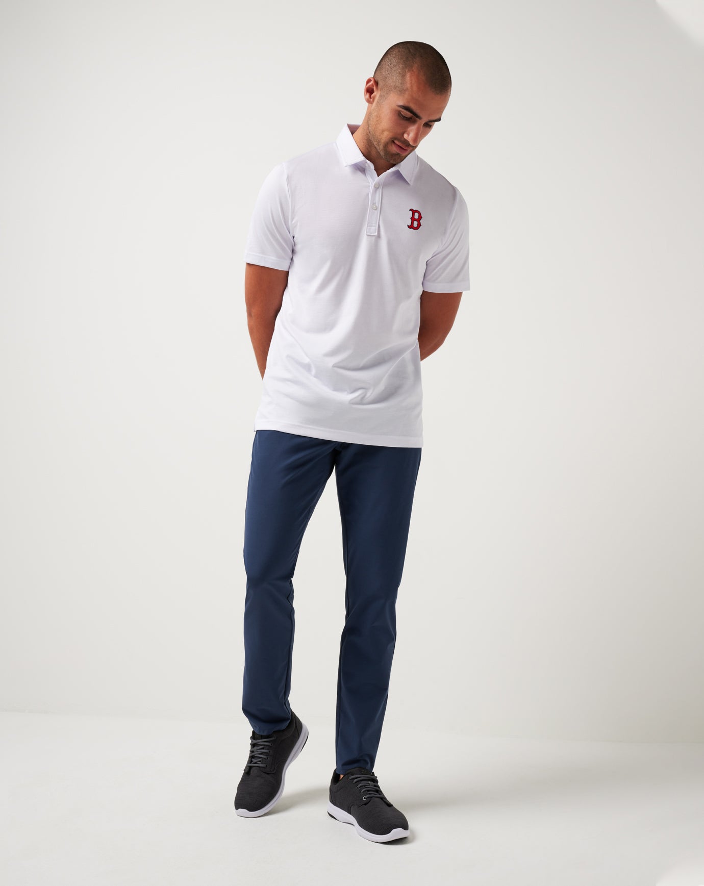 Boston Red Sox The Zinna Polo Men|Game Day|New/White