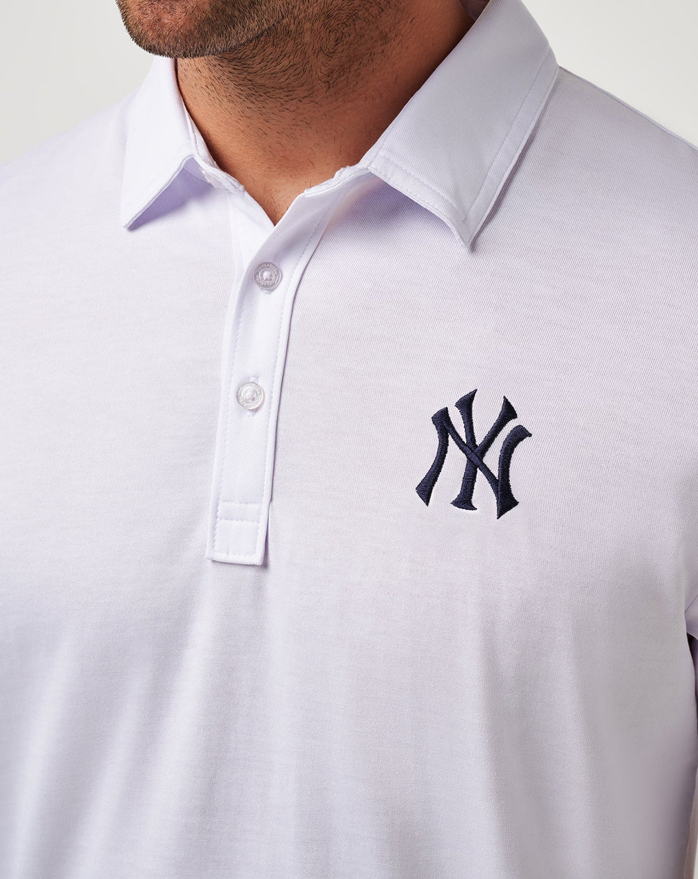 New York Yankees The Zinna Polo Men|Game Day|New/White