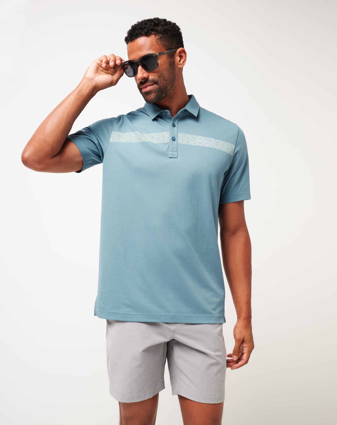 Full Flight Polo Men|Golf/Captains Blue