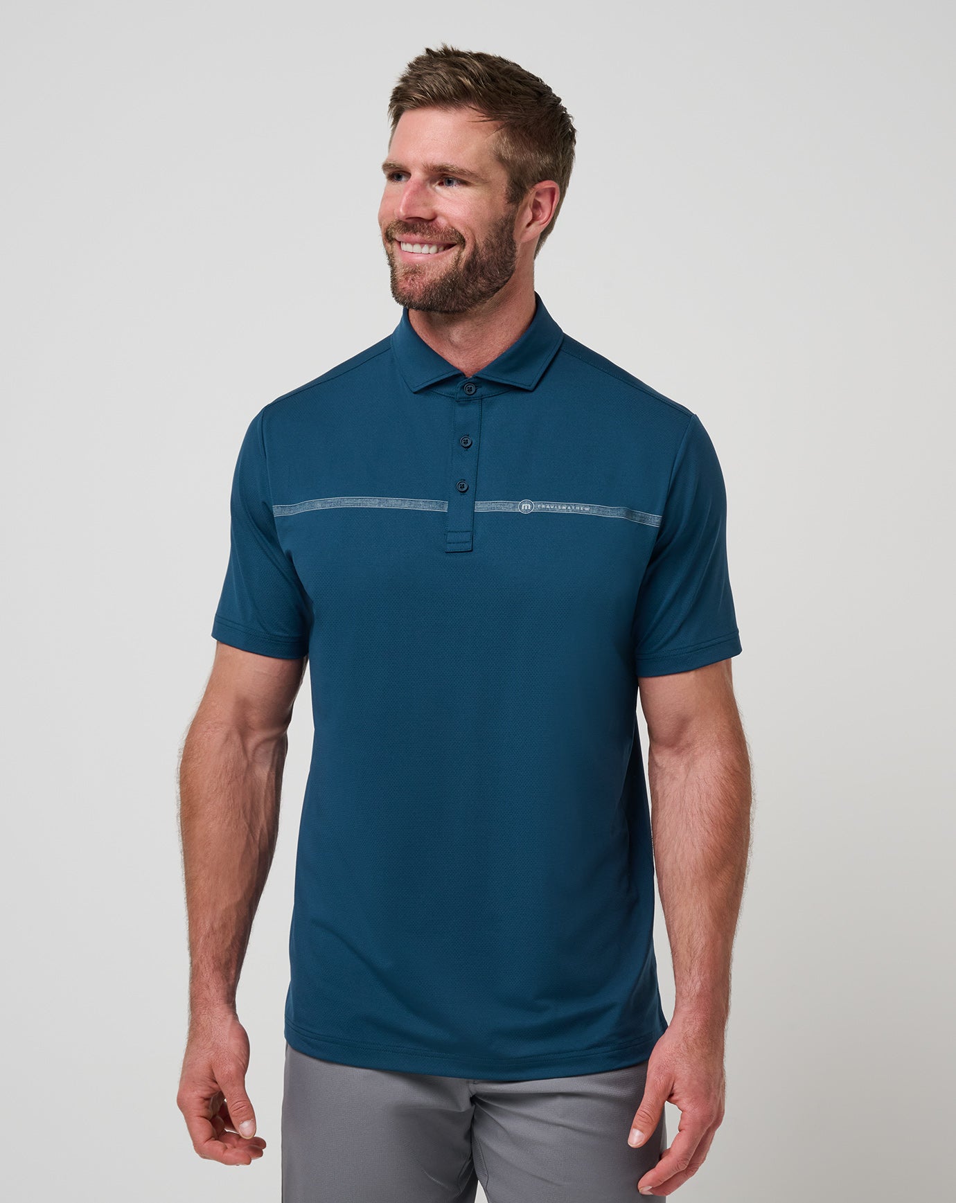 Heater Pro Chest Stripe Polo Men/Titan
