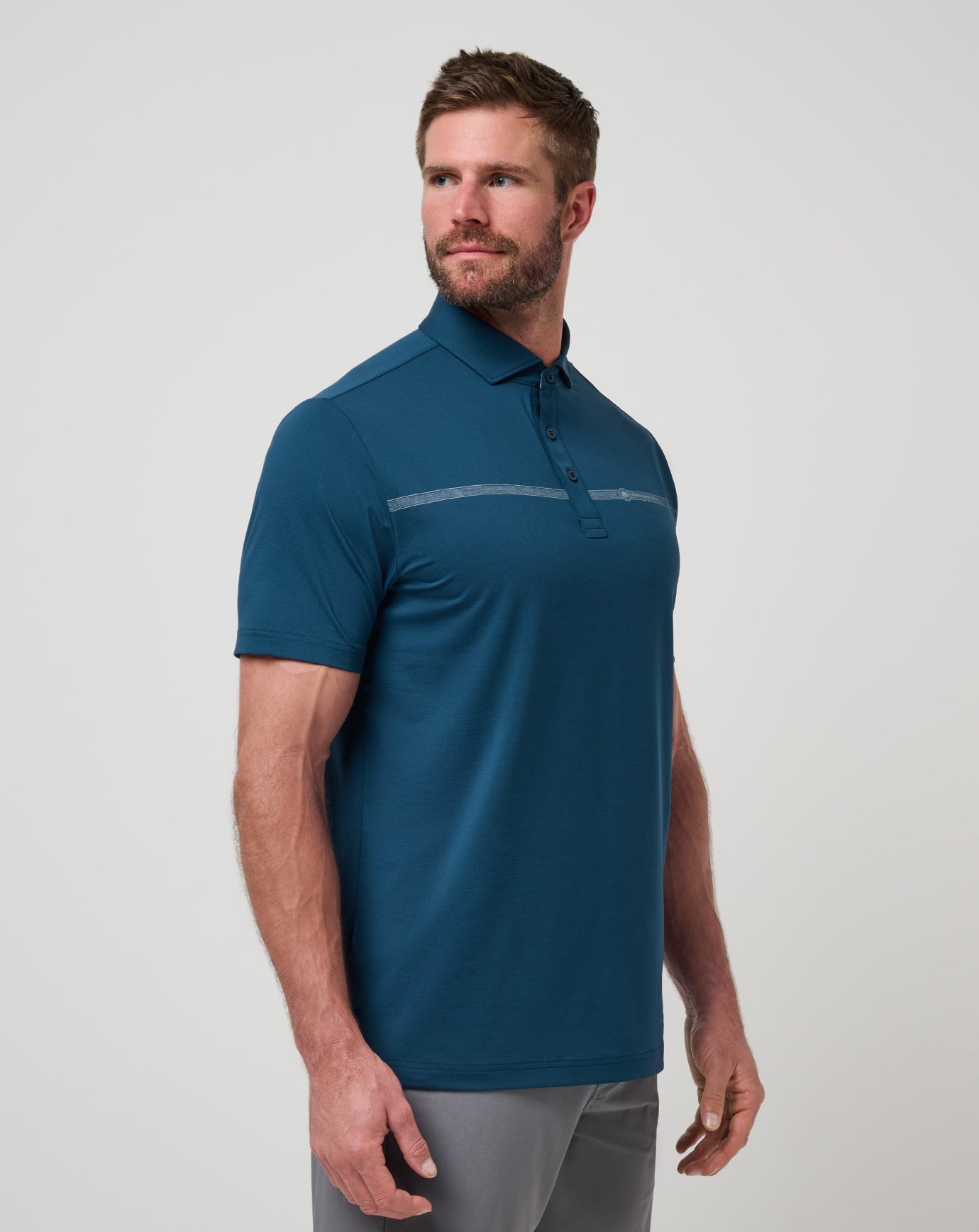 Heater Pro Chest Stripe Polo Men/Titan