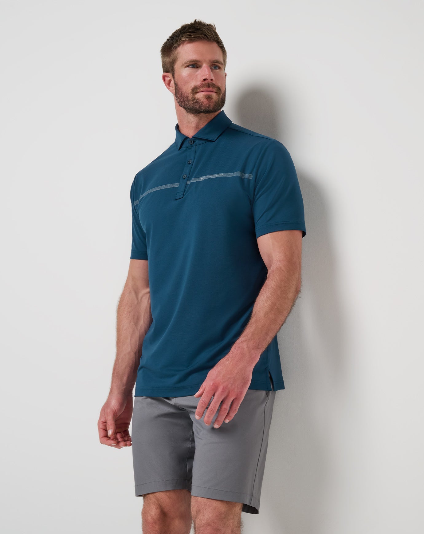 Heater Pro Chest Stripe Polo Men/Titan
