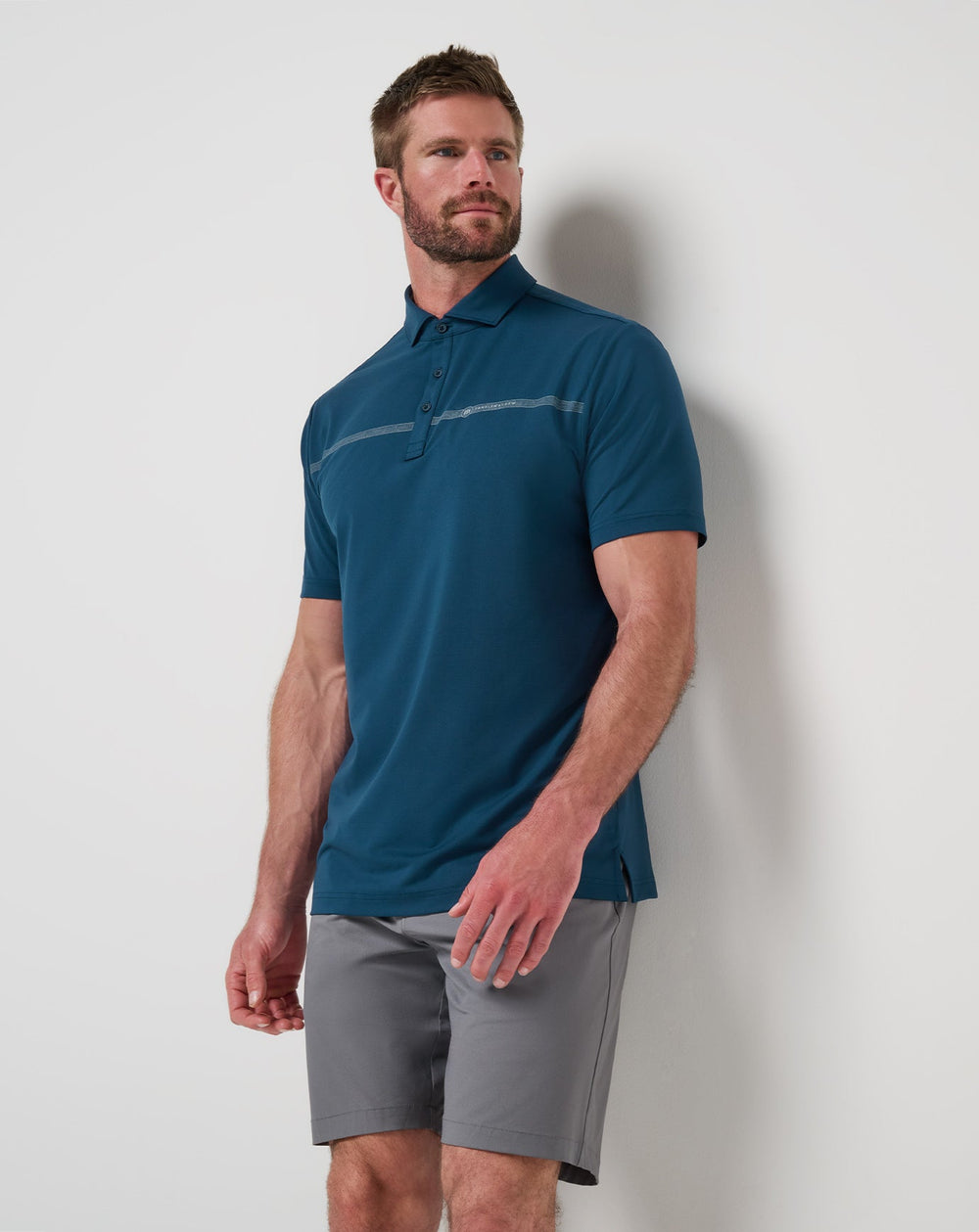 Heater Pro Chest Stripe Polo Men/Titan