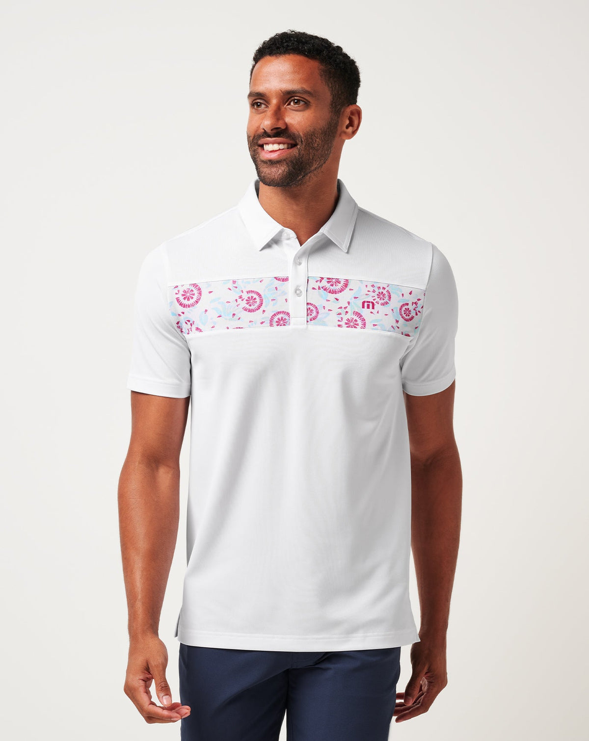 Good Good Flourish Polo Men/White