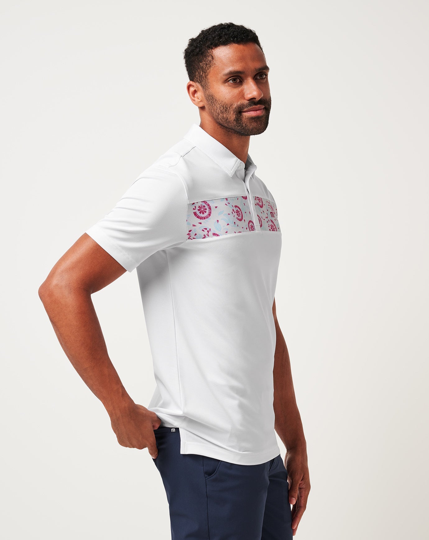 Good Good Flourish Polo Men/White
