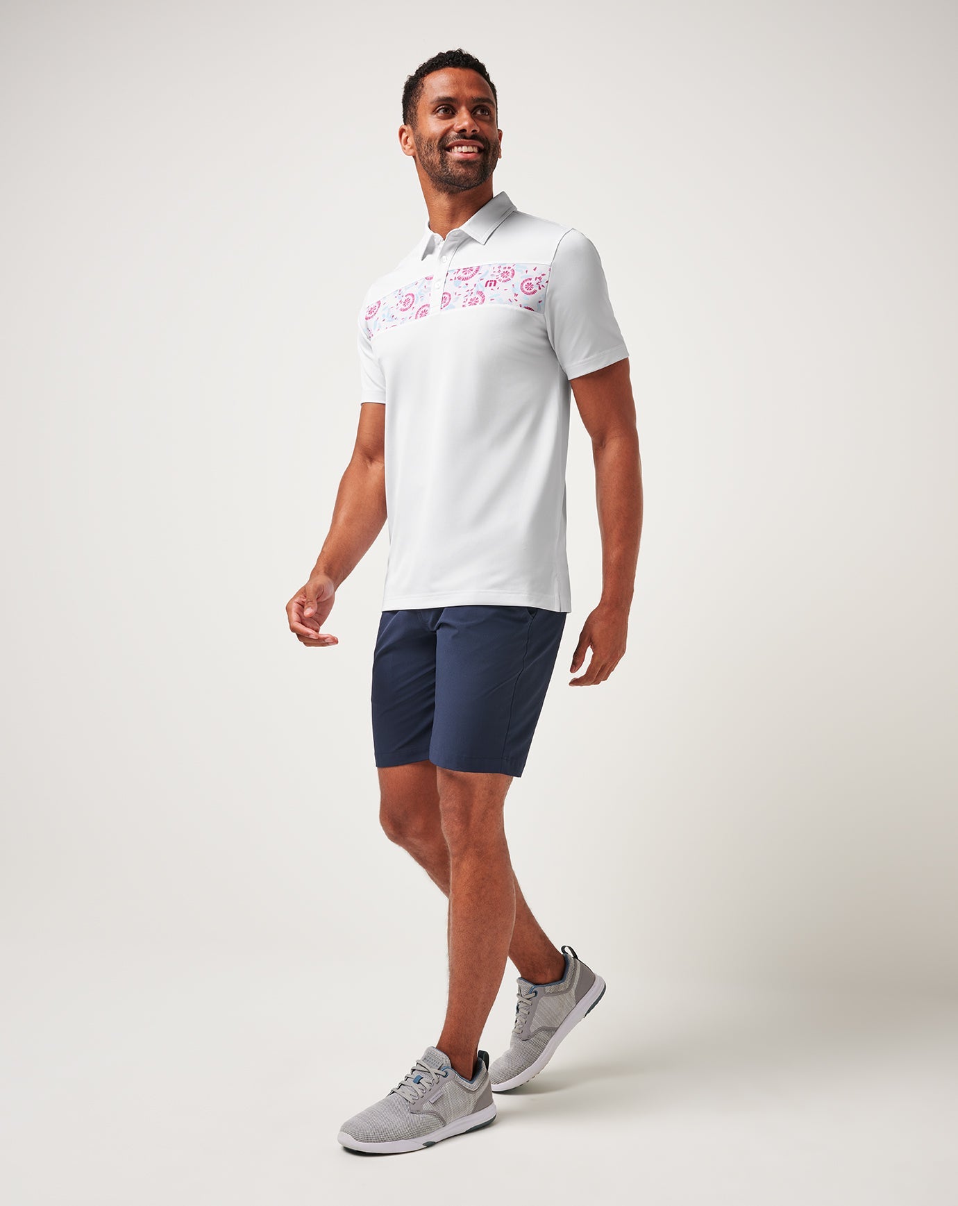 Good Good Flourish Polo Men/White
