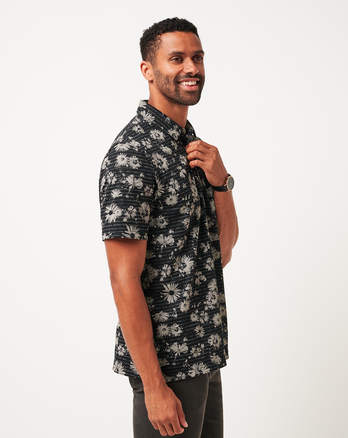 Shaded Grove Polo Men|Golf/Black