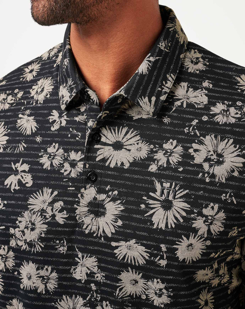 Shaded Grove Polo Men|Golf/Black