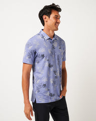 Featherweight Cruise Polo Men|Golf/Heather Violet Storm