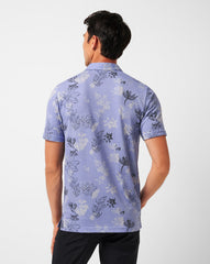 Featherweight Cruise Polo Men|Golf/Heather Violet Storm
