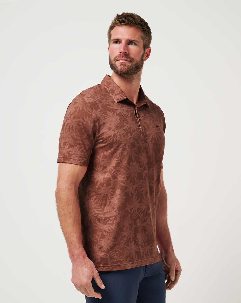 Featherweight Ticket Polo Men|Golf/Maple