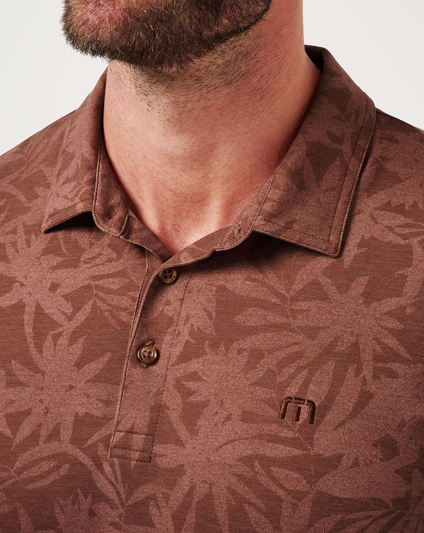 Featherweight Ticket Polo Men|Golf/Maple