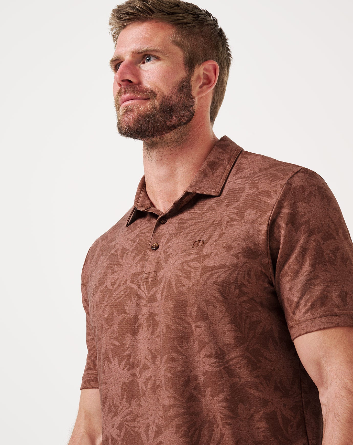 Featherweight Ticket Polo Men|Golf/Maple