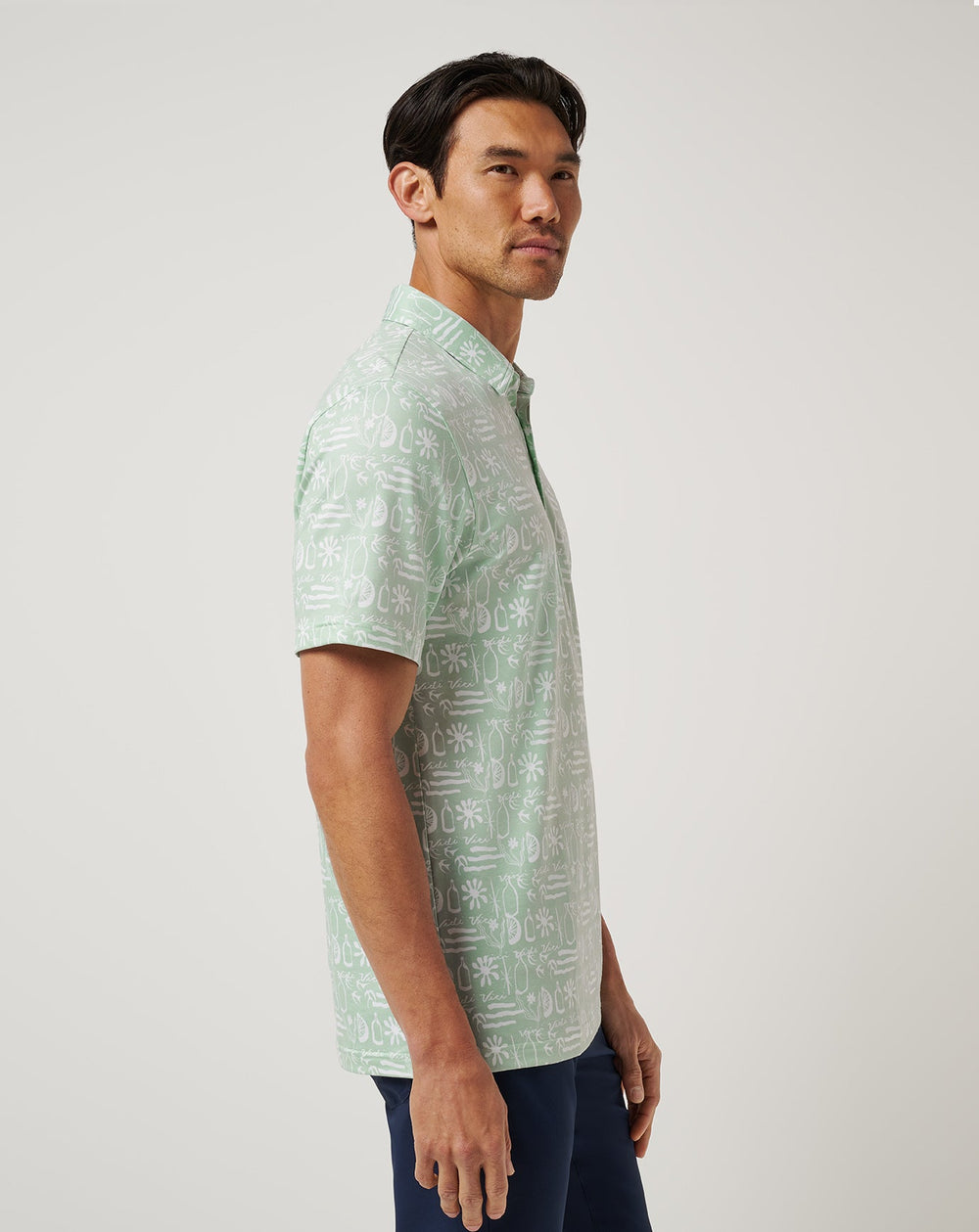 Featherweight Cabana Polo Men|Golf/Aqua Foam