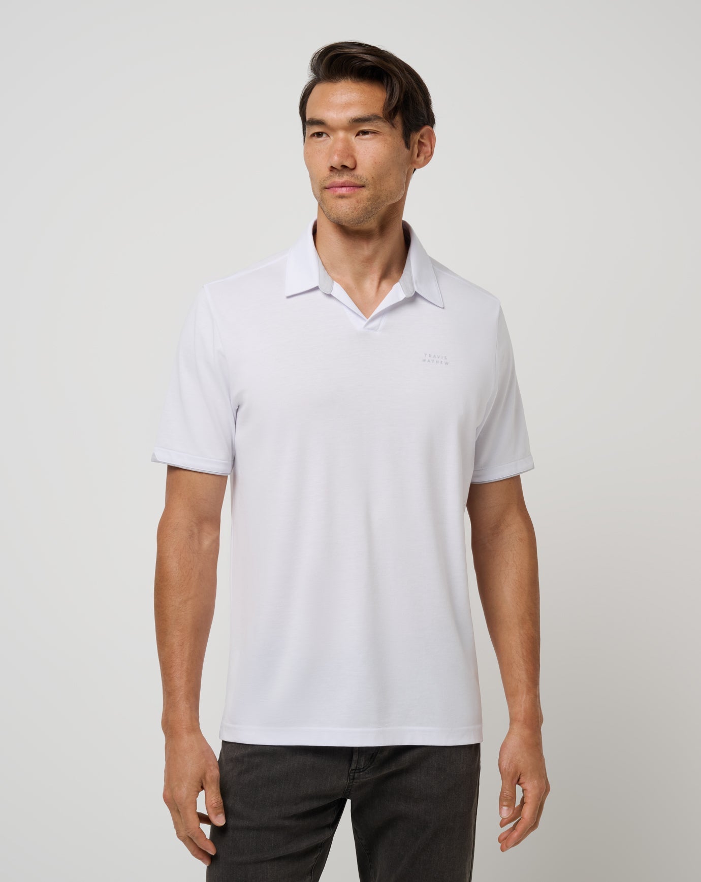 Late At Night Polo Men/White