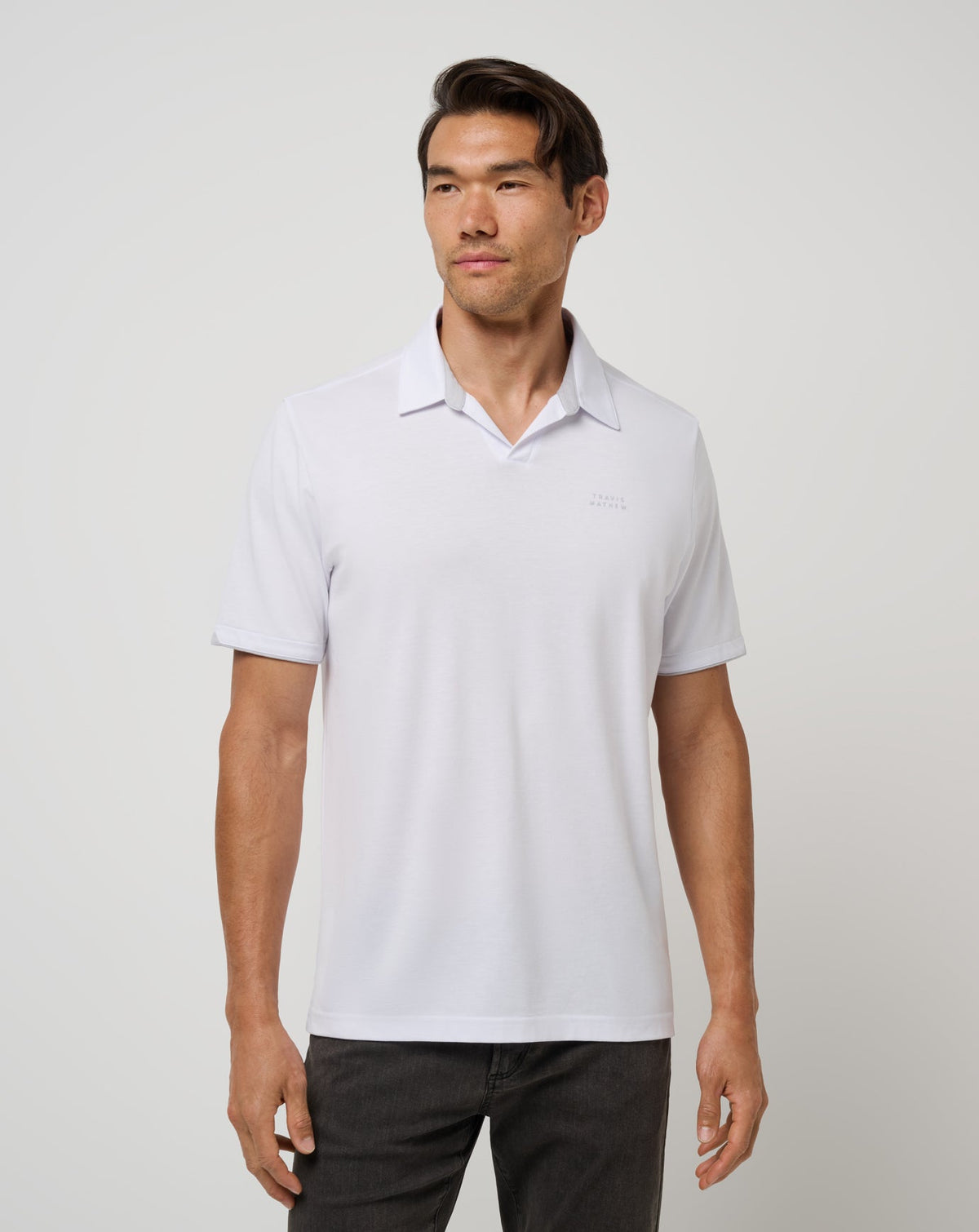 Late At Night Polo Men/White