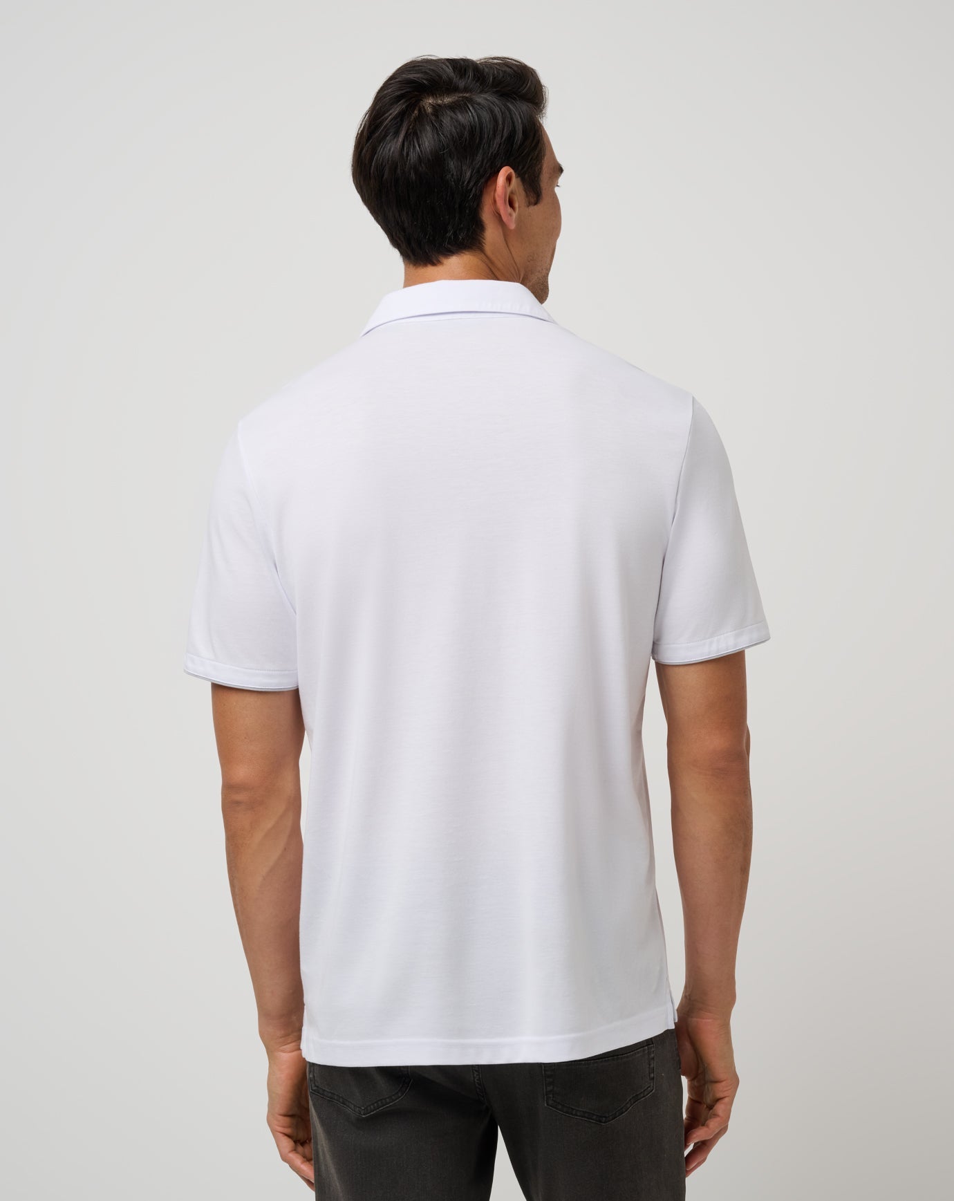 Late At Night Polo Men/White