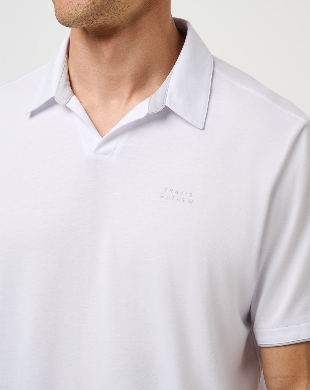 Late At Night Polo Men/White