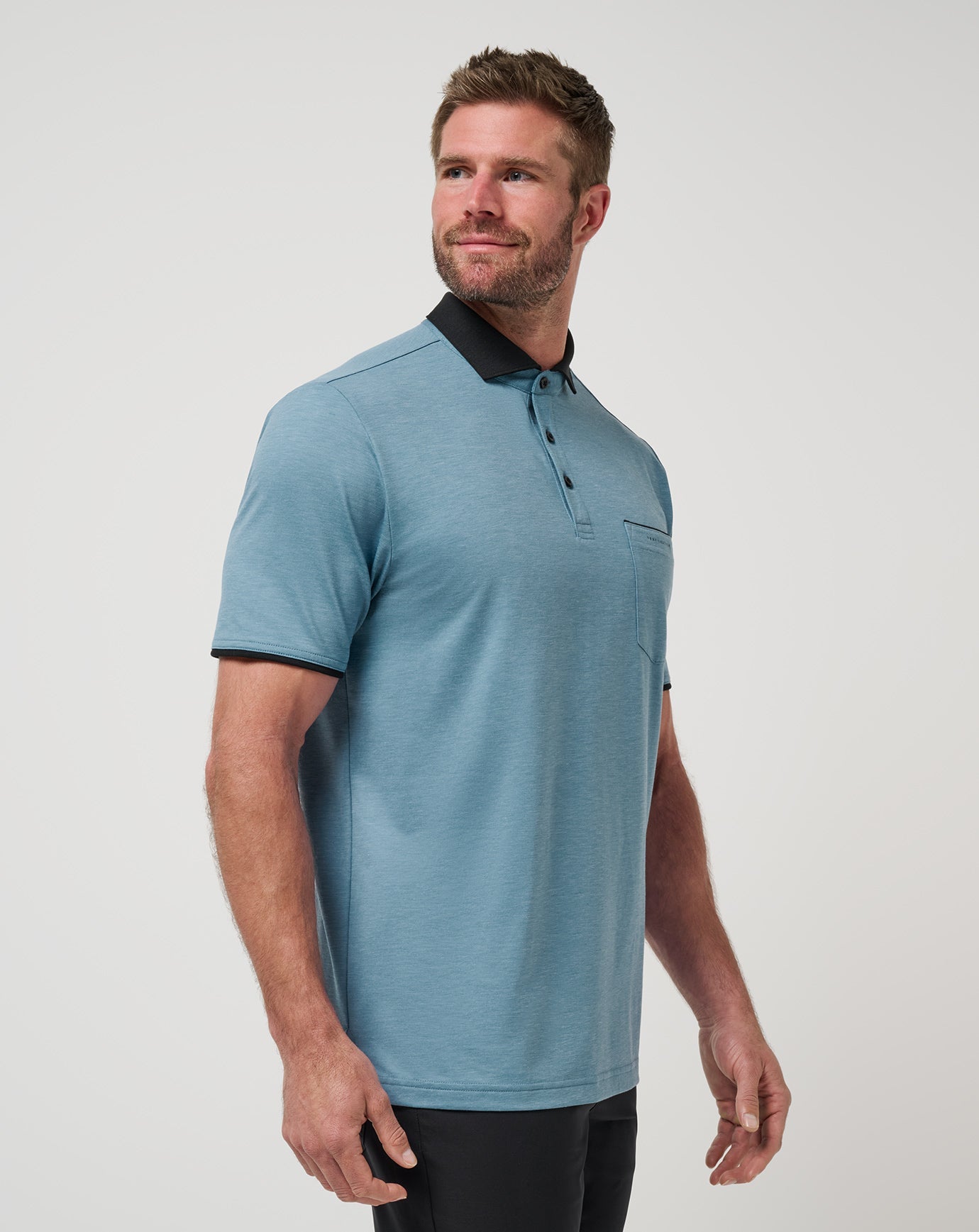 Featherweight Pocket Polo Men|Golf/Captains Blue
