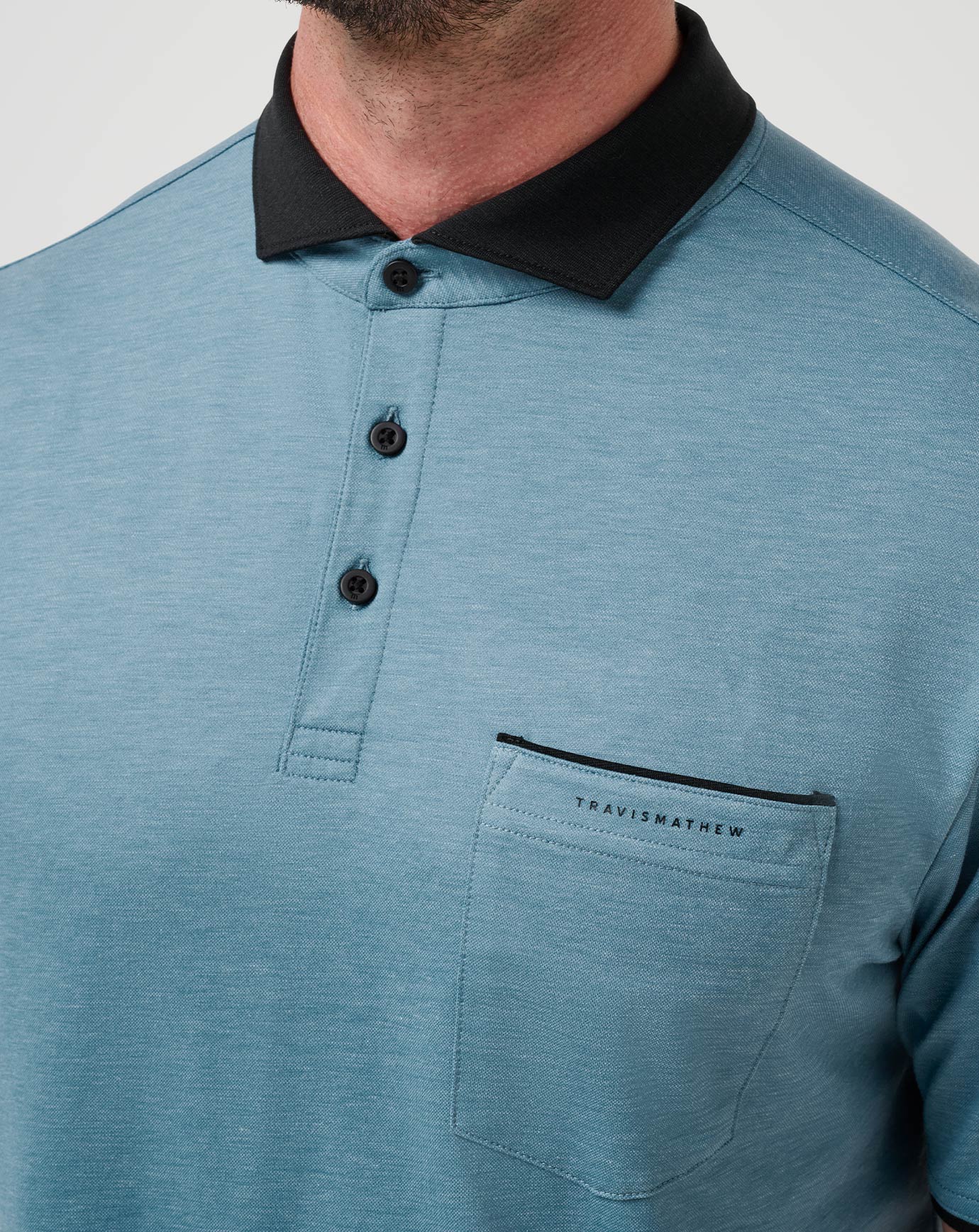 Featherweight Pocket Polo Men|Golf/Captains Blue