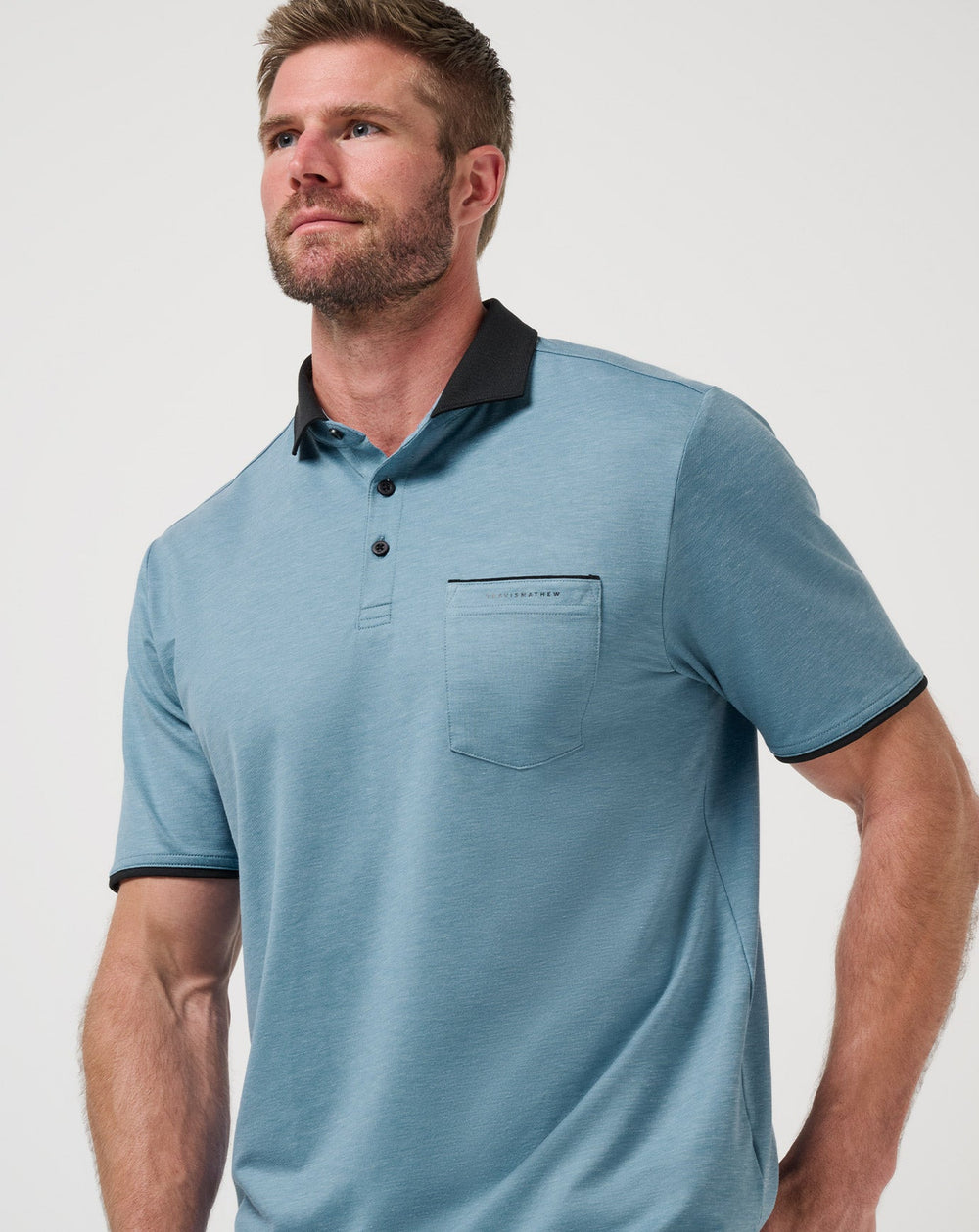 Featherweight Pocket Polo Men|Golf/Captains Blue