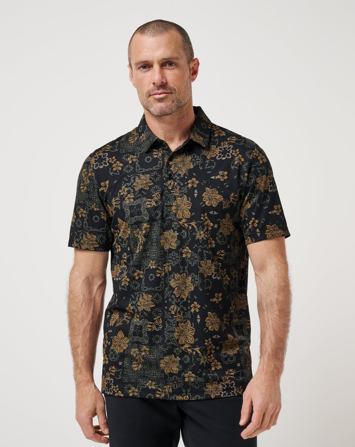 Speaking My Language Polo Men/Black