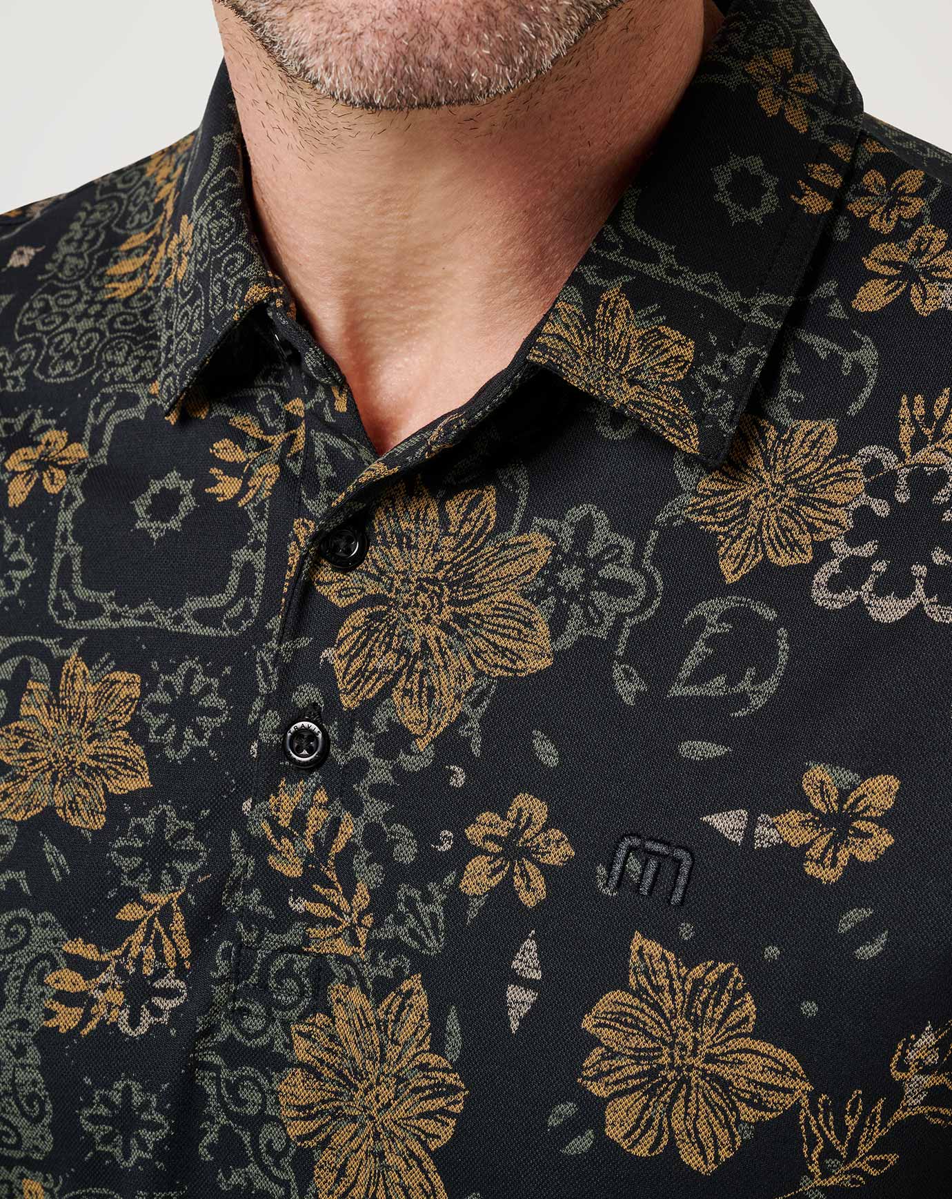 Speaking My Language Polo Men/Black