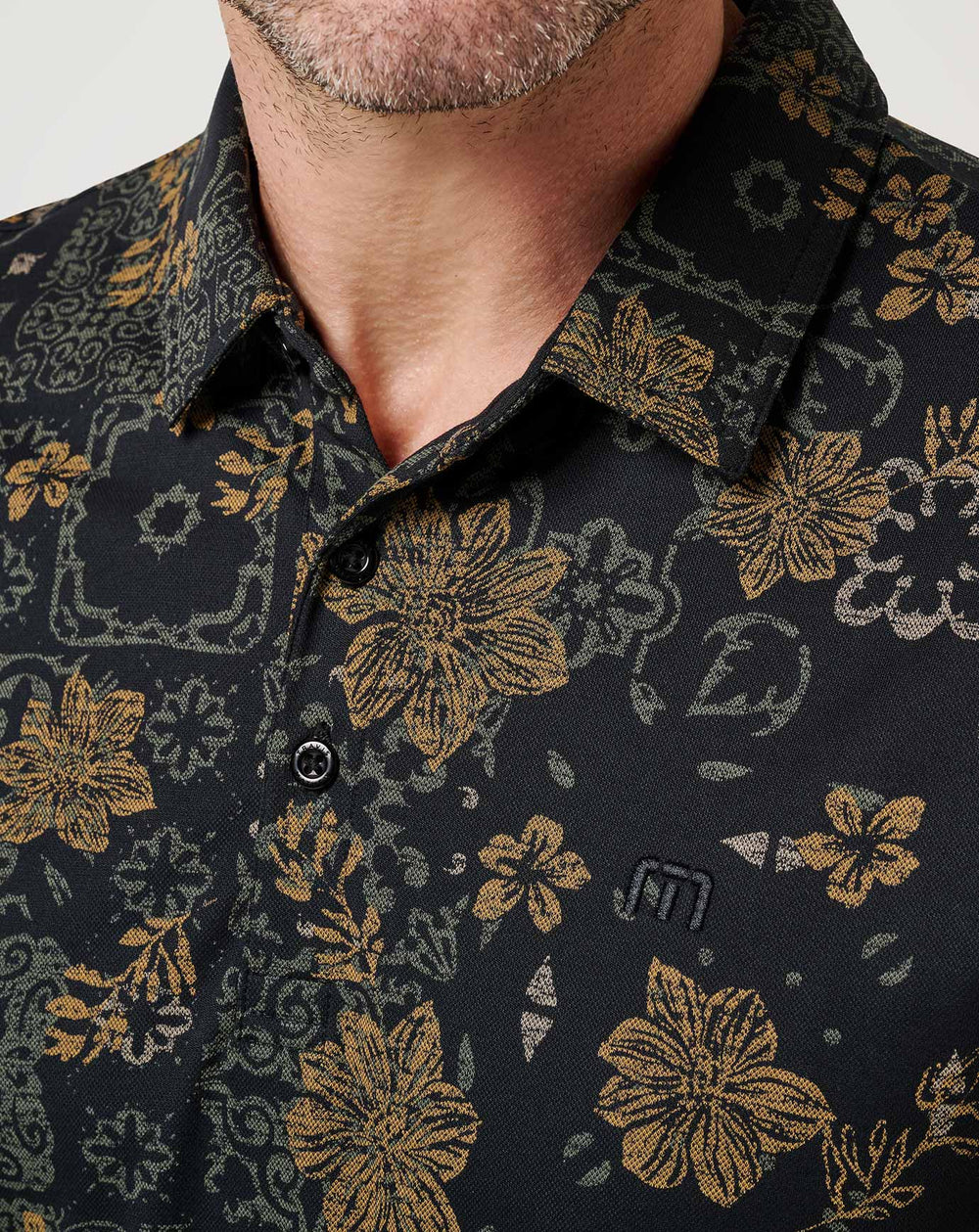 Speaking My Language Polo Men/Black